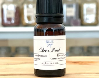 Clove Bud Essential Oil 10ml 100% Pure - 10ml Dropper Bottle | Soap Making | Candle Making