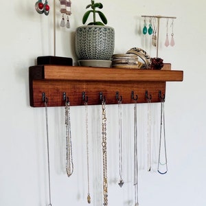 Wall Necklace Holder Jewelry Organizer 