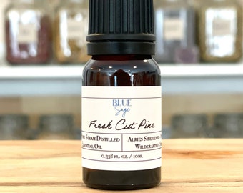 Fresh Cut Pine Essential Oil 100% Pure - 10ml Dropper Bottle | Soap Making | Candle Making
