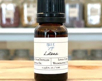 Litsea Essential Oil 100% Pure - 10ml Dropper Bottle | Soap Making | Candle Making