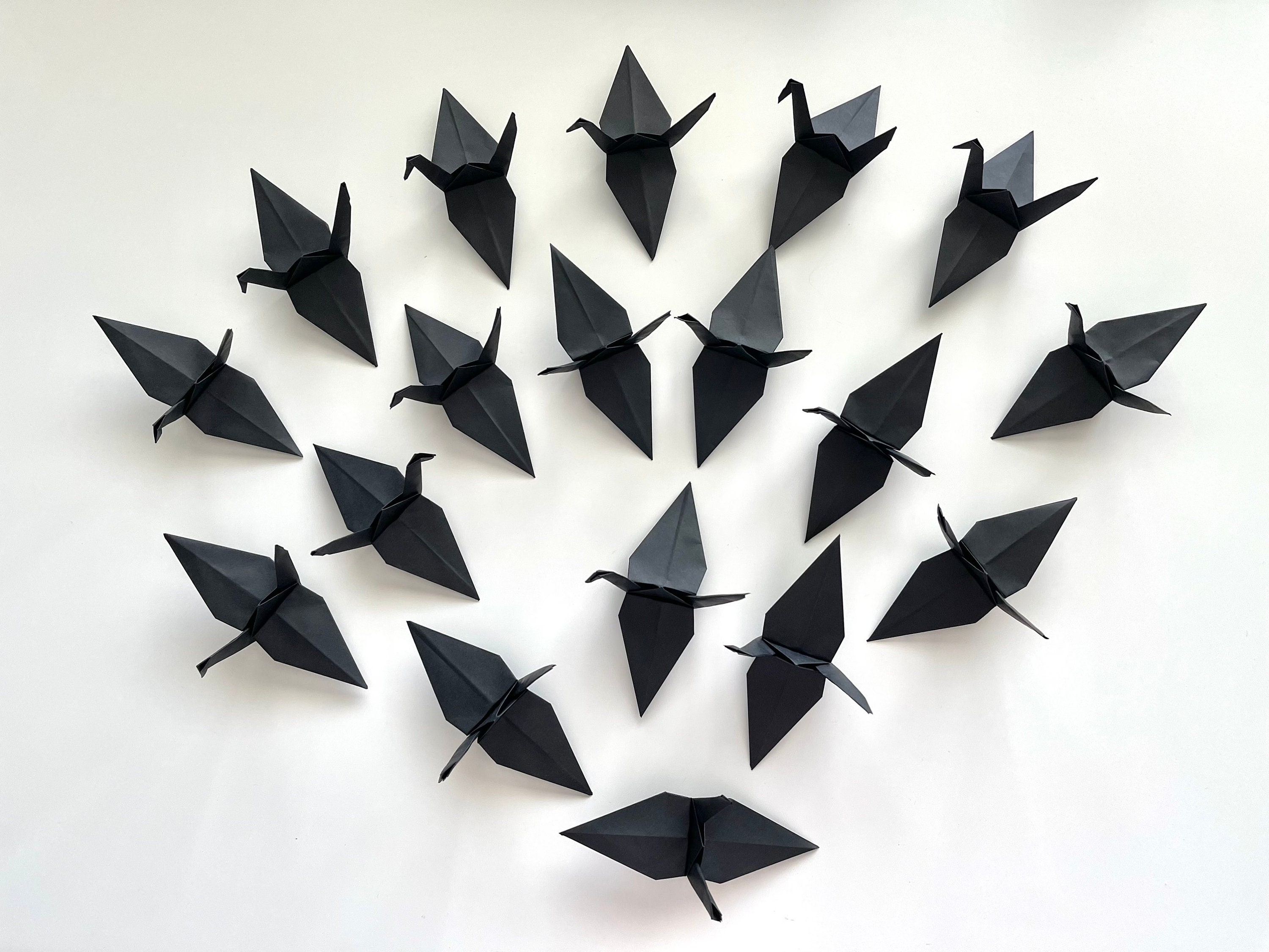 Free Shipping* 100 small origami cranes in Japanese pattern origami paper