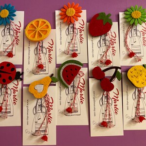 Felt Martisor/ Martisoare/ Babamarta / Martenitsa / мартенички / мартеница ethnic symbol of spring. Handmade by gudimaO