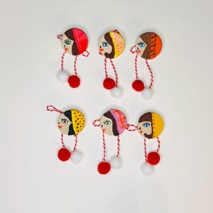 Martisor “Mîndruța” brooches / Martisoare/ Babamarta / Martenitsa / мартенички / мартеница ethnic symbol of spring. Handmade by gudimaO