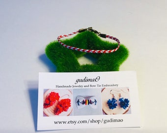 Bracelet Martisor / Baba Marta / martenika / баба марта / мартеница  handmade by gudimaO made in usa