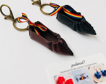 Keychains with Opinci Car Decoration – Opanak / Опанак/ Opinki / Опинки / Vruvchanki / връвчанки / Sarvulite / цървулите / Kalevri / калеври