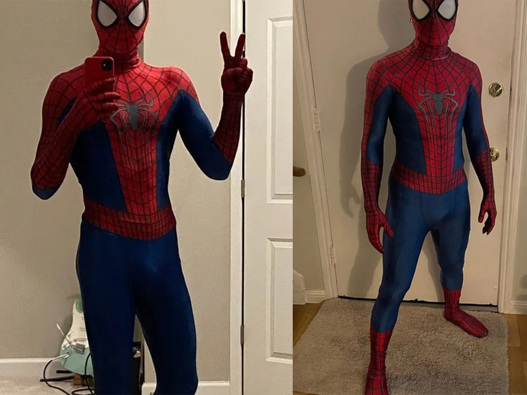 Spider-Man 2 Costume Cosplay Adulto Halloween Tuta 3D Spider-Man 2 Costume Cosplay Adulto Halloween Tuta 3D