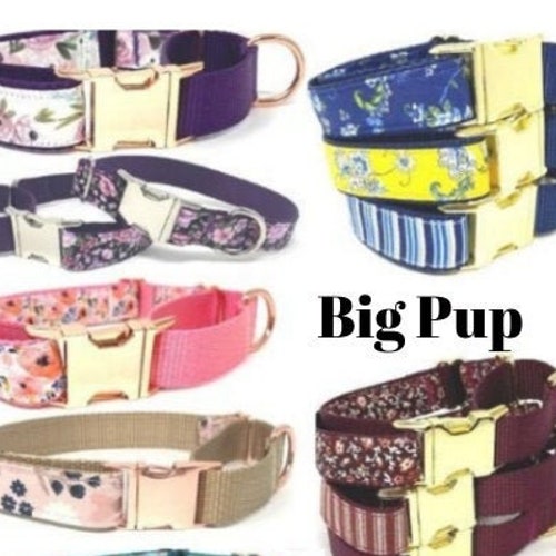 Purple and Pink Floral Dog Collar Etsy