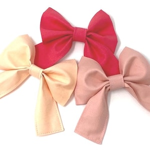 Arcos de collar para perros, Pajarita, Para niñas, Rosa, Arco para perros, Pajarita para perros, Arcos para perros, Flores de collar para perros, Arco para collares para mascotas, Arco para perros Collar para niñas