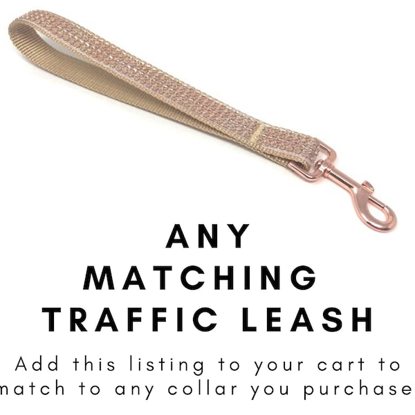 Traffic Lead, Any matching traffic leash, 1 Foot, 2 Foot, Short Leash, Girls, Boys