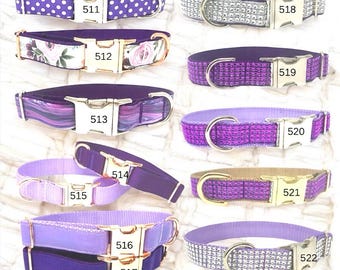 Dog Collar Girl, Custom Dog Collar, Puppy Collar, Engraved Dog Collar, Personalized Dog Collar, Designer Dog Collar, Floral Dog Collar, Pink