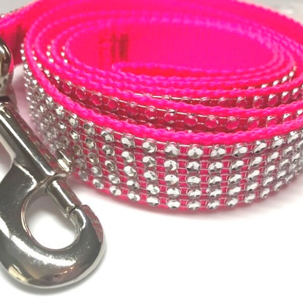 Rhinestone Dog Leash Etsy