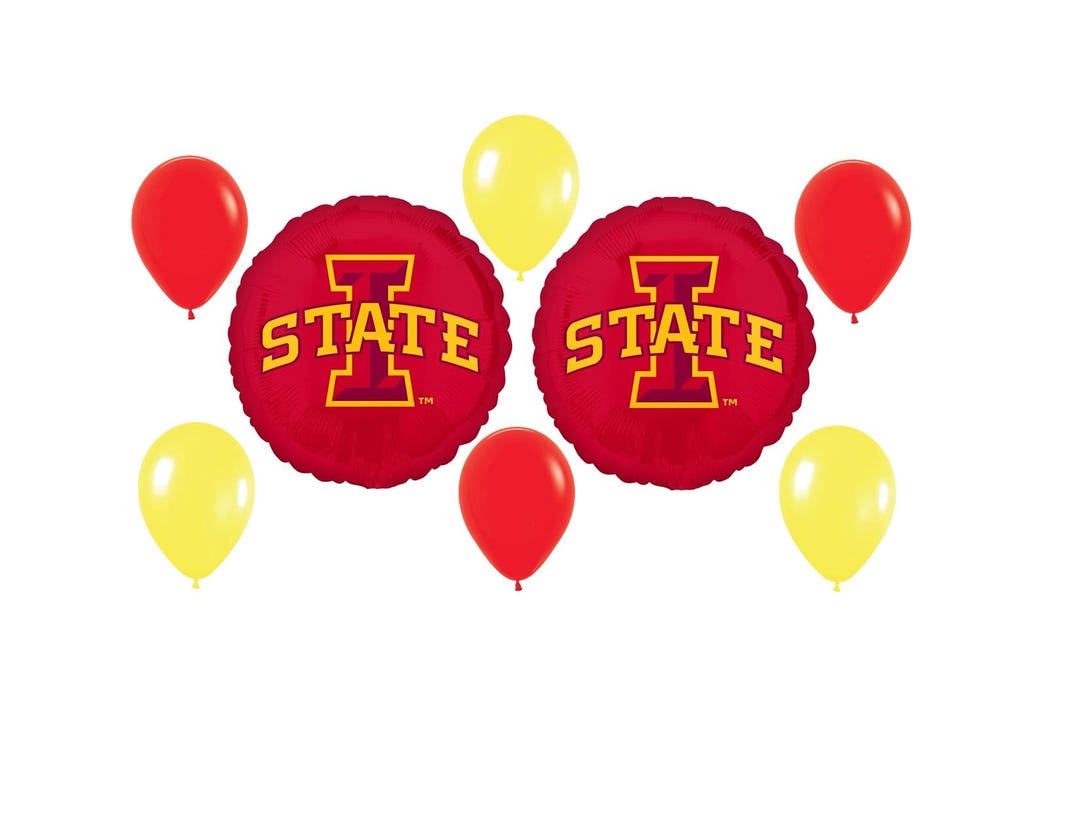 Iowa State Balloon Bouquet College Sports W/ Free Shipping Birthday ...