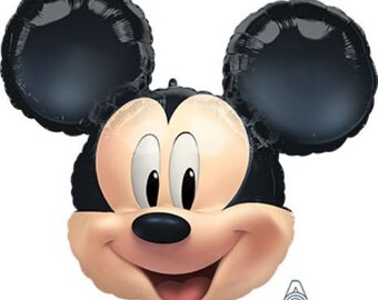 Mickey Mouse Head 25'' Anagram Balloon W/ Free Shipping Birthday Party Decorations