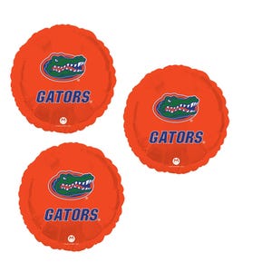 Set di 3 palloncini da 18'' dell'Università della Florida Gators con decorazioni per feste di compleanno e spedizione gratuita.