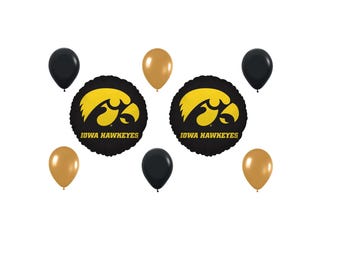 University of Iowa Hawkeyes Ballonboeket College Sports Met Gratis verzending Verjaardagsfeestje Decoraties