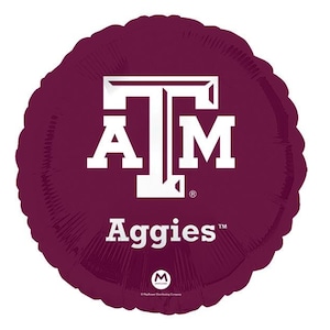 Texas A&M University 18&#39;&#39; Balloon College Sports W/ Free Shipping Birthday Party Decorations
