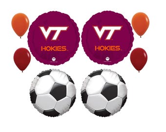 Virginia Tech Fußball Ballon Bouquet College Sport Party Dekorationen
