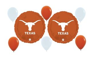 University of Texas Balloon Bouquet College Sports W/ Free Shipping Birthday Party Decorations