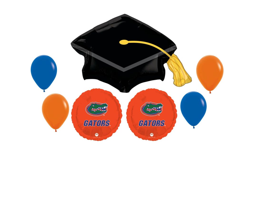 University of Florida Gators Graduation Balloon Bouquet College Sports ...