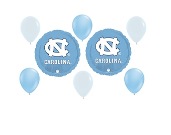 University of North Carolina Balloon Bouquet College Sports W/ Free Shipping Birthday Party Decorations