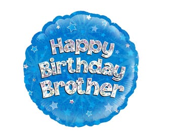 Brother Happy Birthday 18'' Balloon W/ Free Shipping Birthday Party Decorations