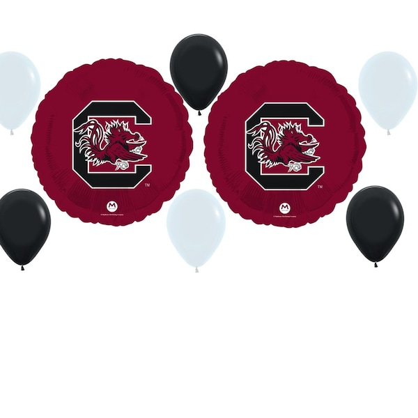 University of South Carolina Balloon Bouquet College Sports W/ Free Shipping Birthday Party Decorations