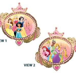 Disney Princess 34&#39;&#39; Anagram Balloon W/ Free Shipping Birthday Party Decorations