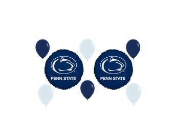 Ramo de globos de deportes universitarios de Penn State con envío gratis para decoraciones de cumpleaños