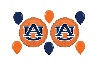 Auburn University Balloon Bouquet College Sports W/ Free Shipping Birthday Party Decorations
