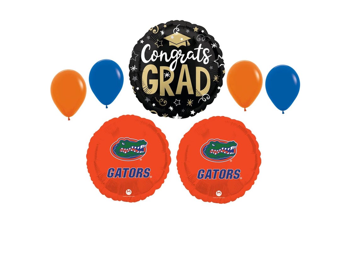 University of Florida Gators Graduation Balloon Bouquet College Sports ...