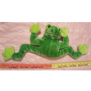 Vintage 1980s 1990s Plastic Green FROG Light Pull Collectable,  UK