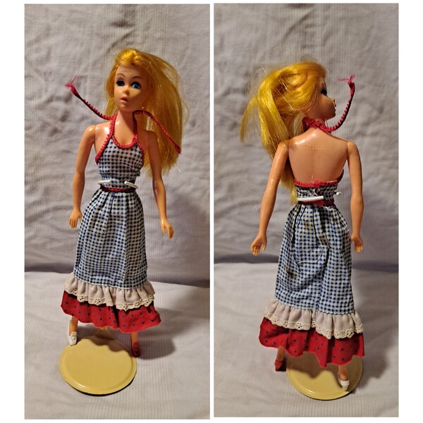 Vintage Barbie 1970s Red Dress - Etsy