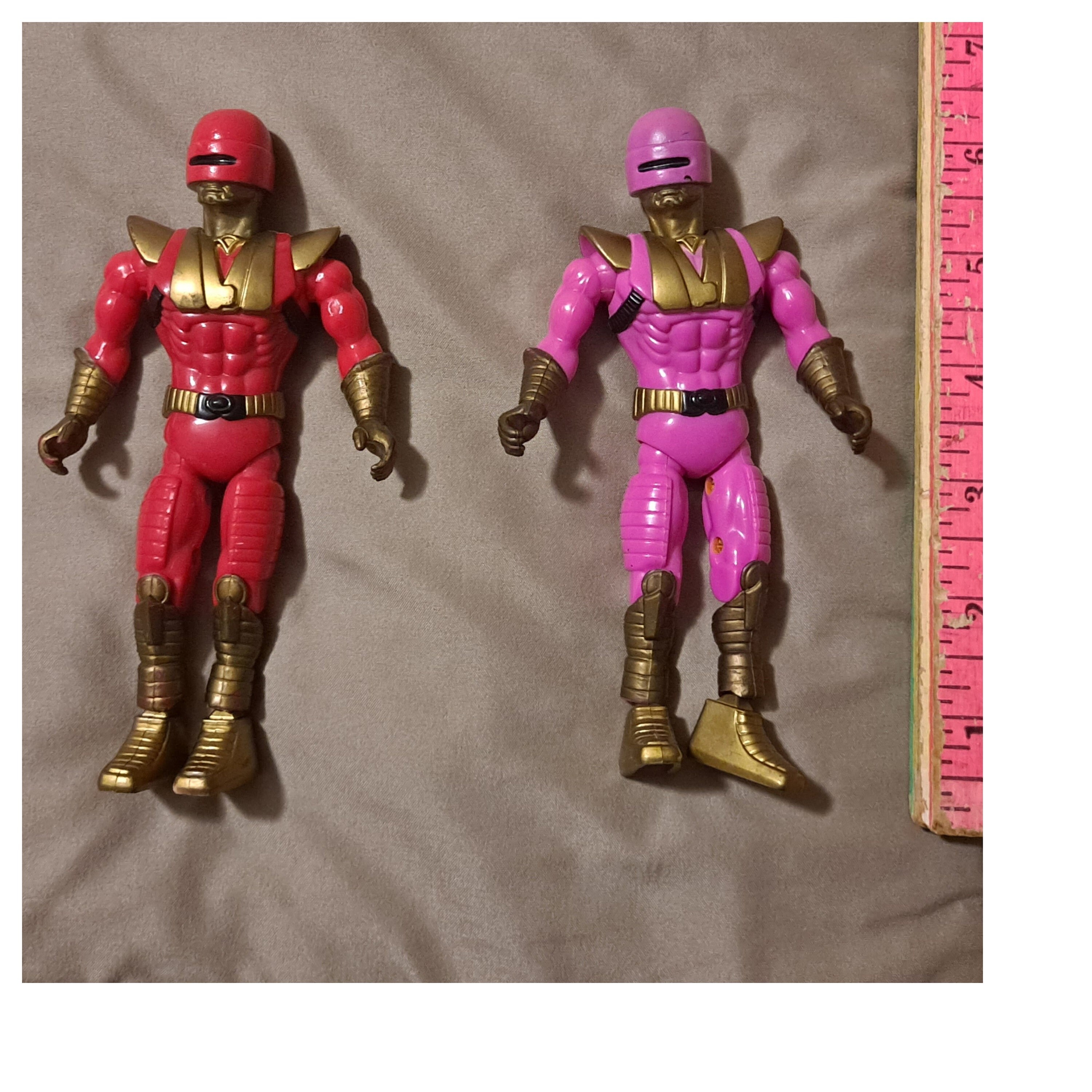 1991 Vintage Atomic Ranger Warriors Action Figures Lanard Power Rangers ...