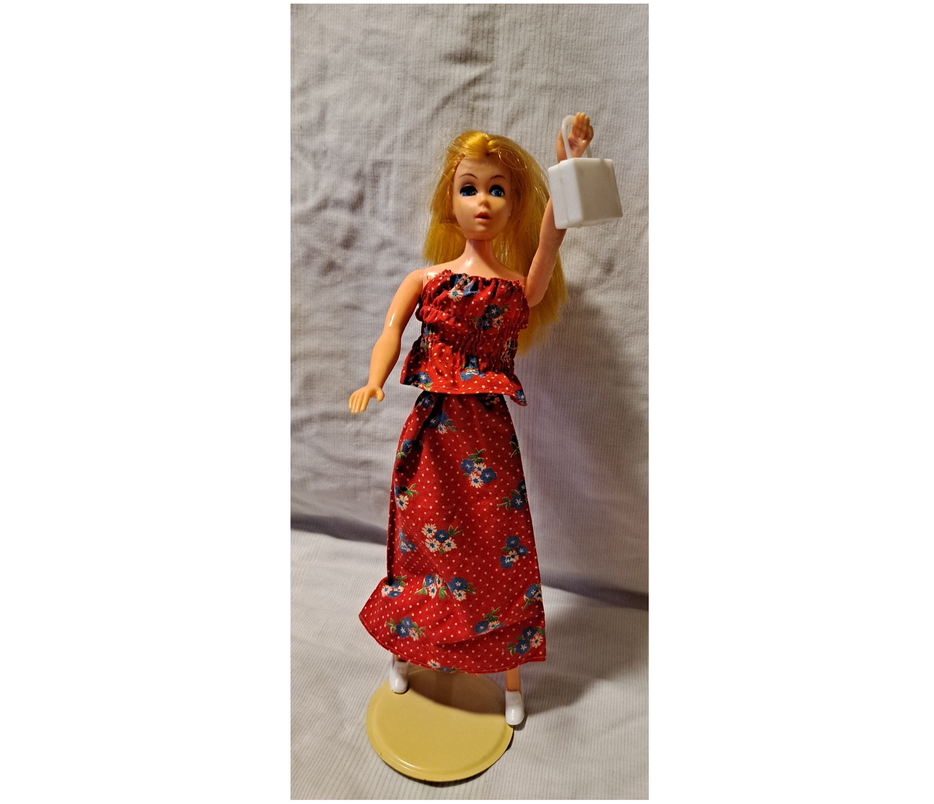 Vintage Barbie SKIPPER Doll Clothes Best Buy Dress rare floral peasant No  Doll