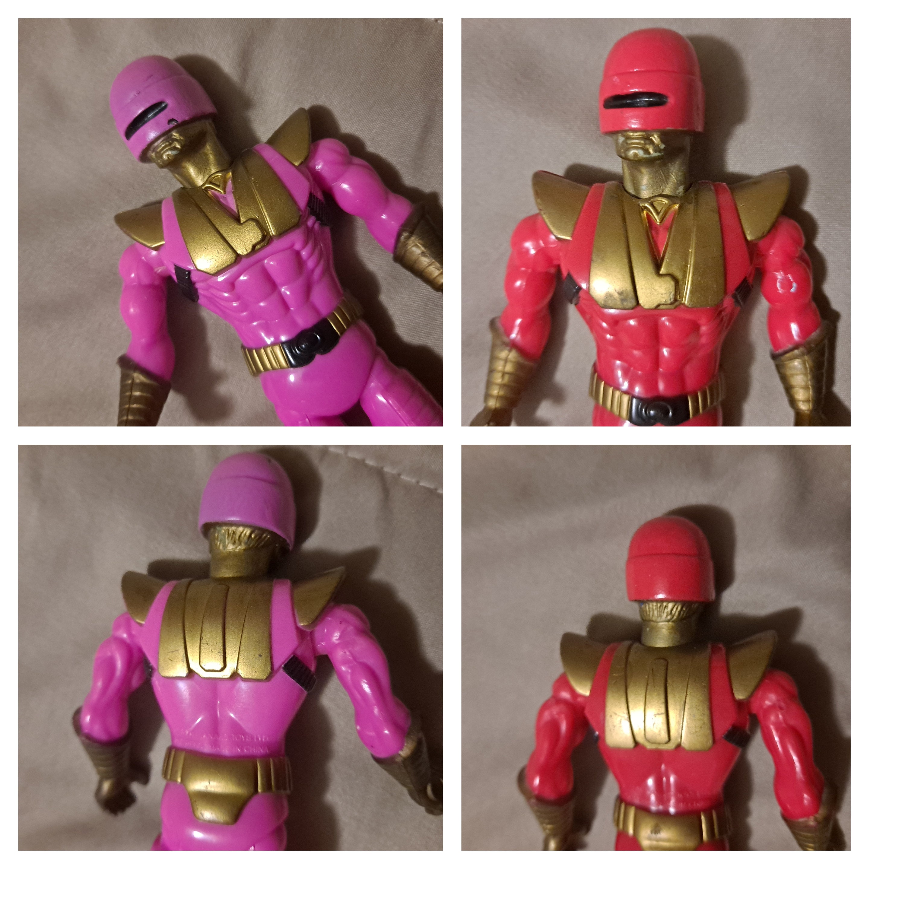 1991 Vintage Atomic Ranger Warriors Action Figures Lanard Power Rangers ...