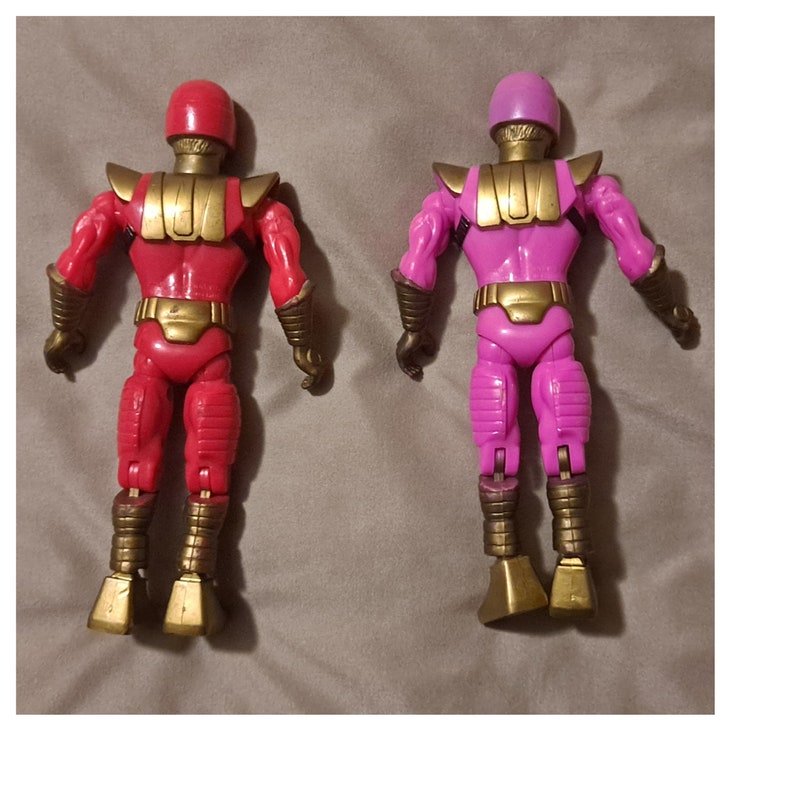 1991 Vintage Atomic Ranger Warriors Action Figures Lanard Power Rangers ...