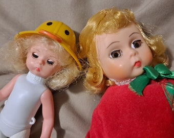 1992 2003 vintage kawaii Madame Alexander dolls Americana Collection Holiday on Ice It's Raining McDonald's Happy Meal missing clothes