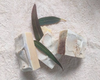 Goat's Milk Soap with pure Essential oils. Handmade. Farmer. Natural. Australian clay. Botanicals.