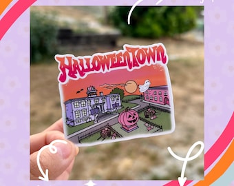 Halloweentown Sticker | Kindle Sticker || Bookish Sticker || Book Lover Sticker || Notebook Sticker | book lover gifts