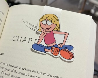 Lizzie McGuire Magnetic Bookmark | Bookish Gift | Book Club bookmark | Gifts for Librarians | Magnetic Page Clip