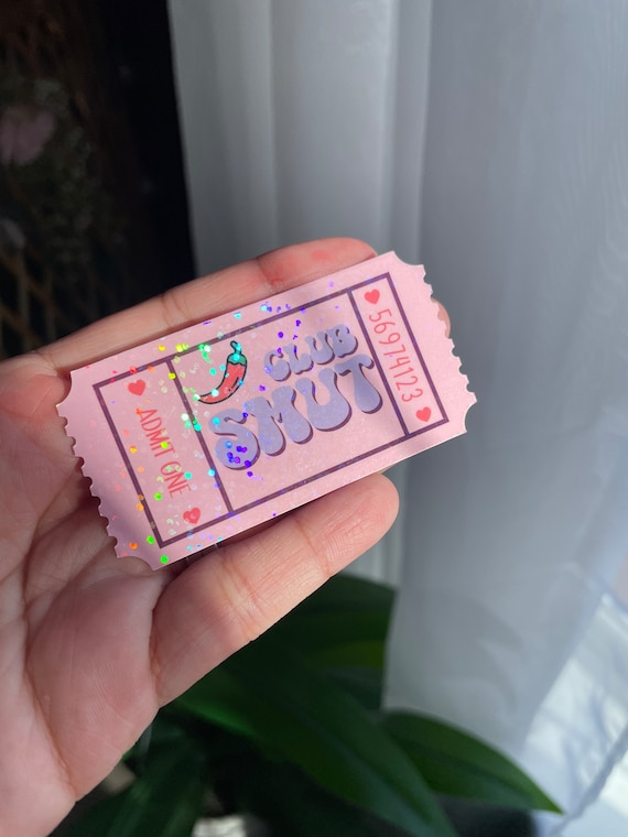 Club Smut Sticker | Kindle Sticker || Bookish Sticker || Book Lover Sticker || Notebook Sticker || Holographic