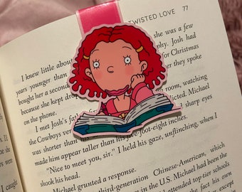 Ginger Magnetic Bookmark || As Told By Ginger | Bookish Gift | Book Club bookmark | Gifts for Librarians | Magnetic Page Clip