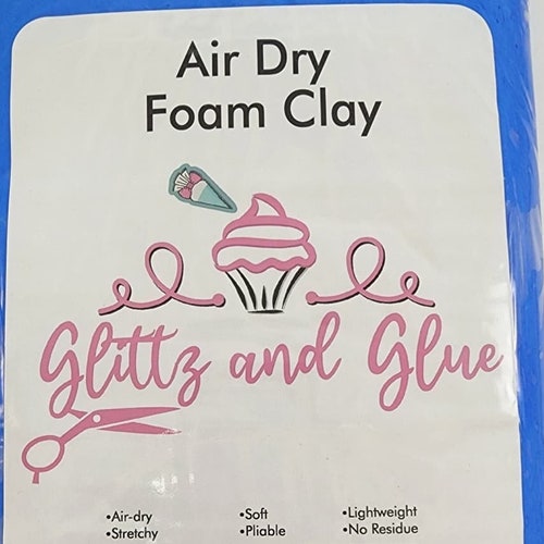 Air Dry Foam Clay Foam Clay Glittz and Glue Foam Clay Etsy