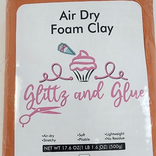 Air Dry Foam Clay Foam Clay Glittz and Glue Foam Clay Etsy