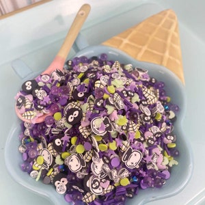 Felling Batty, Halloween Sprinkles, Polymer Sprinkles, Clay Sprinkles, Halloween fake bakes, fake bake supplies, spooky sprinkles
