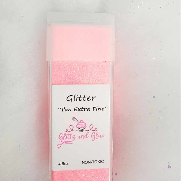 I’m Extra Fine, Glitter, Extra Fine Glitter, 4.5oz Glitter, Crafting Glitter, DIY Glitter, Glittz and Glue Glitter, Fake bake supplie