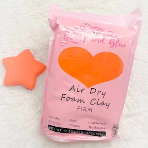 500g Bright Red foam clay, Foam Clay, Glittz and Glue Foam Clay, Fake bake supplies, cosplay clay, slime, soft clay, air dry foam clay