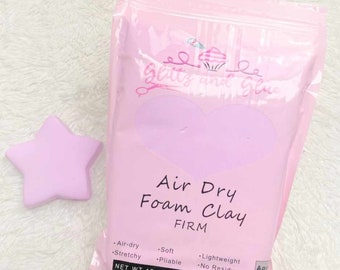 Pink Lilac Foam Clay, Foam Clay, Glittz and Glue Foam Clay, Fake bake supplies, cosplay clay, slime, soft clay, air dry foam clay, slime