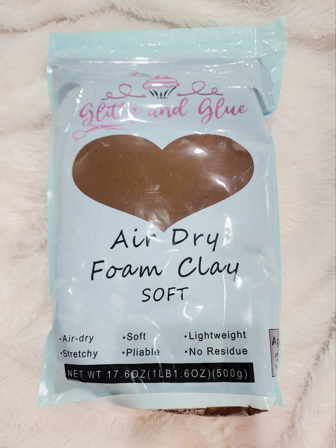 Green Tea Foam Clay, Foam Clay, Glittz and Glue Foam Clay, Fake Bake  Supplies, Cosplay Clay, Slime, Soft Clay, Air Dry Foam Clay 