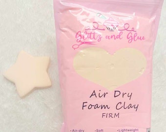 Cream foam clay, Foam Clay, Glittz and Glue Foam Clay, Fake bake supplies, cosplay clay, slime, soft clay, air dry foam clay, craft supplies